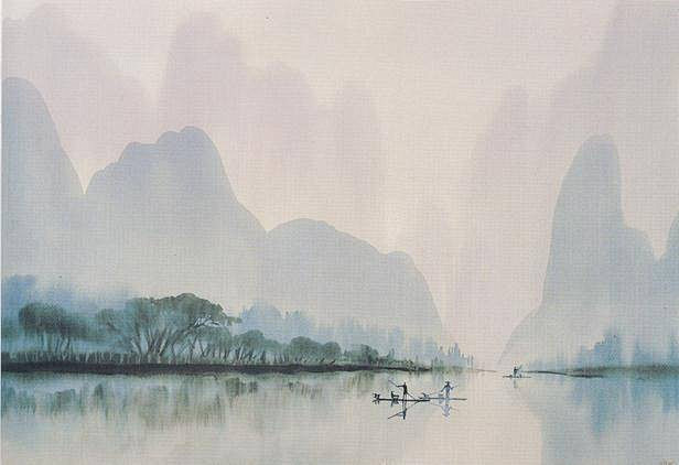水墨江南【水墨风背景素材】 - Good...