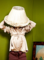 girl dressed as lamp