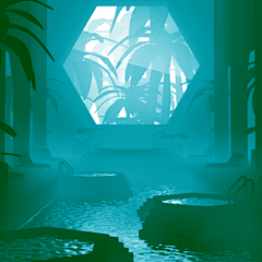 创意动图_特效动画_水_树GIF动态图_表情包-SOOGIF