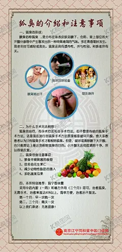 中医海报狐臭 【酷图网】狐臭