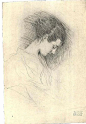 Gustav Klimt (1862 - 1918)   pencil drawing