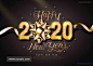 2020新年快乐创意艺术字PSD源文件7 电商淘宝 