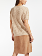 Wool and cashmere jumper, honey - UGO Max Mara : Max Mara UGO honey: Wool and cashmere jumper.