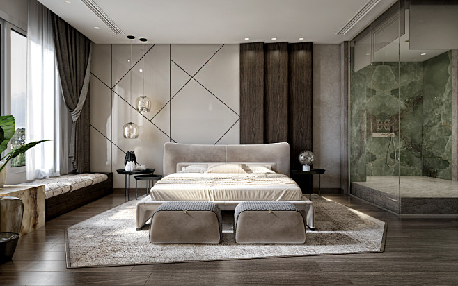 MASTER BEDROOM :  