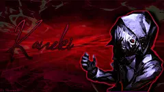动漫1920x1080东京食尸鬼Kaneki Ken动漫红色的眼睛红色背景