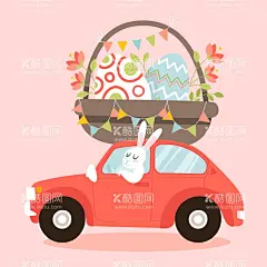 可爱兔子背景   - 源文件下载【酷图网】可爱兔子背景,小兔子背景,壁纸,复活节背景,卡哇伊,小白兔