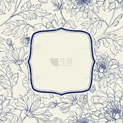 贺卡,菊花,绘画插图,艺术,纺织品,标签,夏天,玫瑰,计算机制图