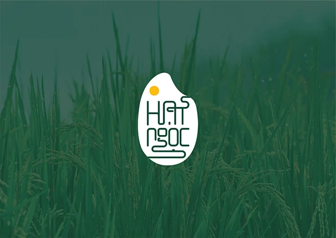 Food Logo Design Rice-花瓣网