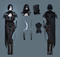 Assassin Crow concept, Seok Jeon : personal work<br/>cold- hearted woman character concept