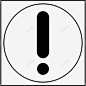 感叹号警告号图标高清素材 感叹号 警告号 icon 标识 标志 UI图标 设计图片 免费下载 页面网页 平面电商 创意素材