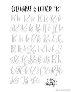 雨殇·采集到BrushLettering