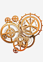 金色时间齿轮 钟 钟表 零件 黄铜 齿轮 元素 免抠png 设计图片 免费下载 页面网页 平面电商 创意素材