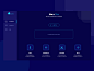 Upload Page - GoFile debut shot dashboard dark app redesign design ui