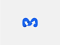M vector diagram branding design geometry abstract mark minimal logo simple finance arrow m