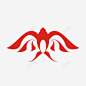 展翅的红色燕子标志图标高清素材 logo 图标 对称图案 展翅 标志 燕子 燕子LOGO 红色 翅膀 UI图标 设计图片 免费下载 页面网页 平面电商 创意素材