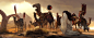 camel and baby, victor cloux