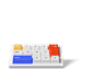 3d keyboard icon front view