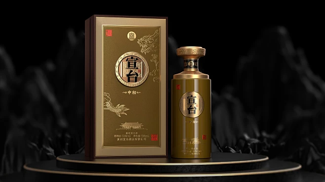 宣台酒·XUANTAIJIU·_壹品天创意-花瓣网