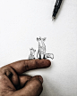Christian Watson的袖珍绘画 文艺圈 展示 设计时代网-Powered by thinkdo3