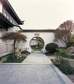 霓也采集到庭院→中式
