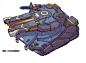 Tank, 재우 김 : Some works from Space strategy game<br/>Copyrights are available on the "NANO interactive".