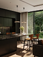 Apartment with red accents :: Behance