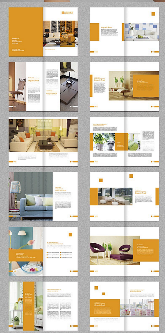 家具产品画册设计AI素材下载_产品画册设...