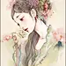 唯美古风手绘插画图片