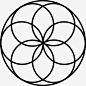 生命之花几何学神圣几何学免抠素材_88ICON https://88icon.com 生命之花 几何学 神圣几何学 生命之种子