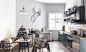Christmas is soon!!! Scandinavian Kitchen render : Here is my newest projectChristmas is comingggggg
