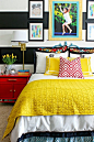 GIRL'S BOLD AND COLORFUL BEDROOM REFRESH || Crane and Canopy Linden Duvet and Shams: 