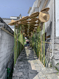 The Bamboo Hat Porch in Village / Rural Culture D-R-C,Village gate. Image © Gang Xiang