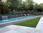 Modern Lap Pool, Raised Lap Pool  Swimming Pool  Shades of Green Landscape Architecture  Sausalito, CA