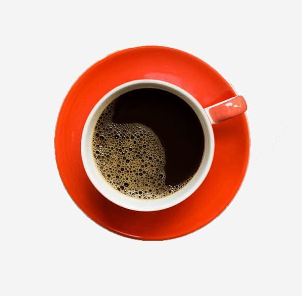 俯视效果咖啡杯茶杯水杯带碟套装png免抠...