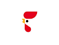 公鸡头logo