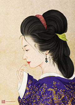 -flower-采集到日韩  插画