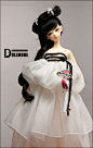 dollmore [SD - Korea Renascence Dress (White)]