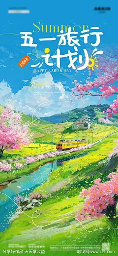 五一计划活动海报-源文件-志设网-zs9.com