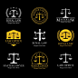 法律，律师事务所logo标志矢量图素材