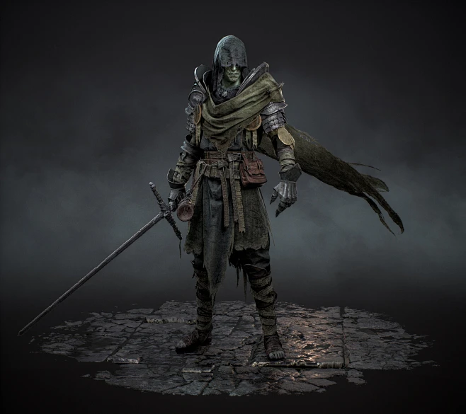 Penitent Knight - Character Breakdown - Anton Komarov-花瓣网