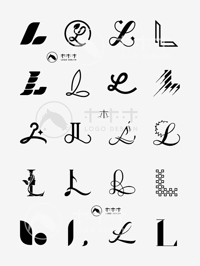 logo设计｜200个字母L的创意变形✨