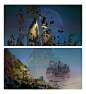 Autumn compilation, Gabriel Gomez : Personal practice speed-paintings (sept-nov 2017)