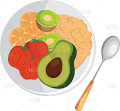 汤匙,碗,健康食物,蔬菜,素食,菜单,清新,食品,维生素,果汁