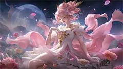 「优质壁纸」嫦娥拒霜思