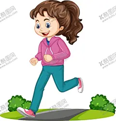 跑步 【酷图网】跑步,运动,卡通人物,锻炼身体,ai矢量图,
