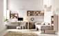 Fitted bedroom set for girls CITYNEW 136 - Doimo CityLine