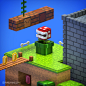 Voxel Food Table Series, Mauri Helme : A series of 3D art food creations in voxel form.