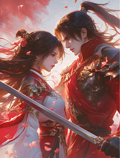 柳夏枝萌采集到（古风/双/单/）长期合作＋【qq1161405014】