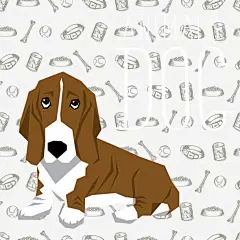 装饰宠物猎兔犬免抠素材 创意素材 png素材