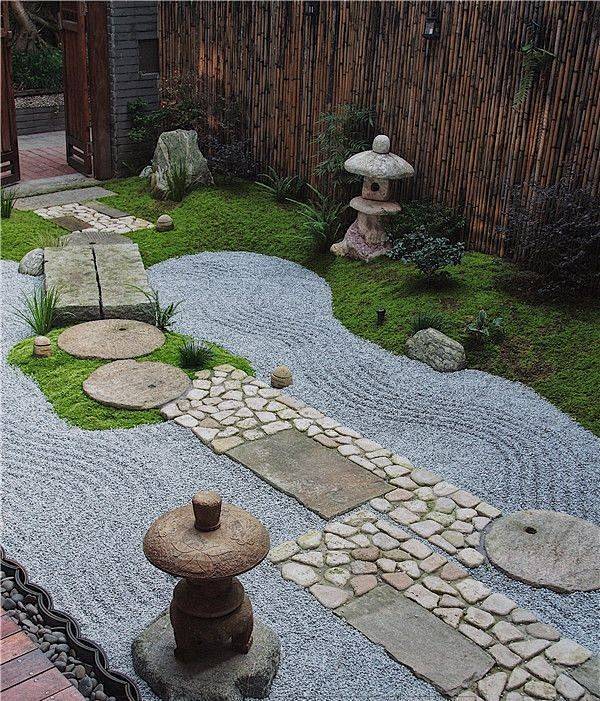 日式庭院：12个日式“枯山水景观”设计，生活品质体验感极佳_日本 : 随着中式庭院景观布局装饰风格的流行，许多人可能会厌倦这些复杂而夸张的庭院 ...